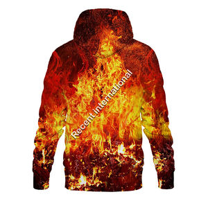 Factory Price Design Your Own 100% Full Sublimation Hoodies <b>Polyester</b> <b>Hoodie</b> - Product Image 2