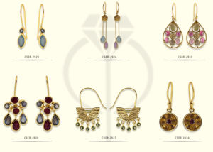 Boucle d'oreille en quartz rose en forme de poire Gemstone Boucles d'oreilles à crochet en argent sterling 925 Bijoux faits à la main Boucle d'oreille à la mode pour les femmes. - Product Image 5