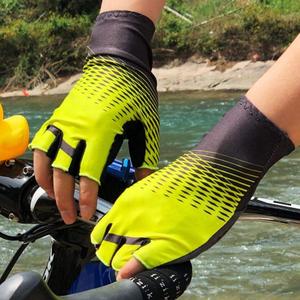 Brusels sports-guantes de medio dedo Unisex, al aire libre para ciclismo, antideslizantes, transpirables, de medio dedo, para verano - Product Image 5
