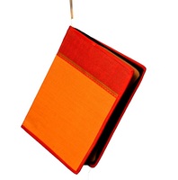 Bolsa plegable de yute orgánico para carpetas de archivos, Cartera de maletín de fieltro impresa promocional con cremallera, almacenamiento de documentos de suministros de oficina