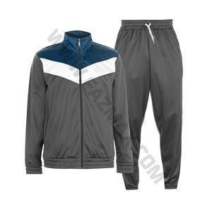 Survêtement personnalisé coupe ajustée de haute qualité unisexe respirant grande taille avec imprimés réversibles taille XL logo personnalisé ensemble bon marché - Product Image 2