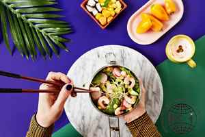 Design moderne en métal émaillé Tiffin Carrier 2/3 couches avec poignée en acier inoxydable pour le stockage de bijoux alimentaires boîte emballée pour le déjeuner - Product Image 5