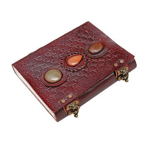 สมุดบันทึกหนังสวยงามขายดีประดับด้วยหิน - Product Image 1