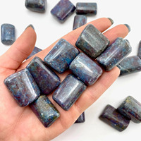 Agate Nummite Muntaha Premium Faite à la Main, Pierre Précieuse Roulée de Forme Libre, Durable, d'Inde (Kambhat), pour la Guérison Spirituelle