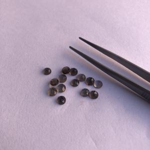 Cabujones sueltos de corte de Rosa redonda de cuarzo ahumado Natural de 5mm a precio de fábrica en línea semipreciosos para la fabricación de joyas Alibaba Regular - Product Image 1