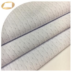 Tela de malla piqué Dry Fit Coolplus con spandex que absorbe la humedad para ropa deportiva - Product Image 1