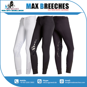 Culotte Jodhpurs en cuir confortable de haute qualité avec impression en silicone Patch au genou vêtements équestres produits pour chevaux - Product Image 2