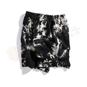 Pantalones Cortos de Algodón para Gimnasio, Ropa Deportiva, Holgada, Personalizada, Patrón Sólido, Colores Brillantes - Product Image 3