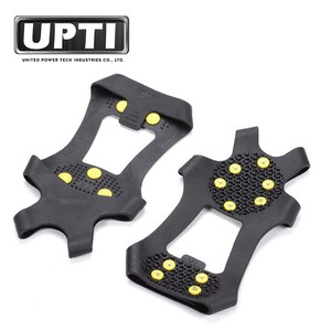 อุปกรณ์กันลื่นบนพื้นน้ำแข็ง ยี่ห้อ UPTI ผลิตในไต้หวัน คุณภาพสูง สำหรับรองเท้า รุ่น HW405161S/M/L/XL สีดำ - Product Image 1