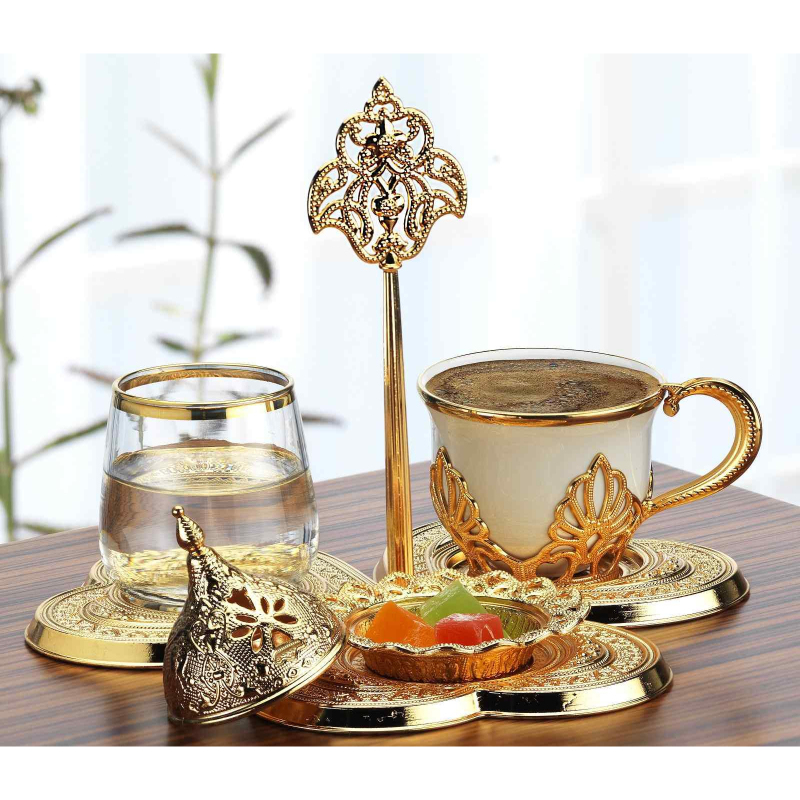 Silber-Goldenes Türkisches Kaffeetassen-Set, Griechisches, Böhmisches, Marokkanisches Geschirr, Türkische Teetassen, Arabische Kaffeetassen – Hergestellt in der Türkei als Geschenk| Alibaba.com