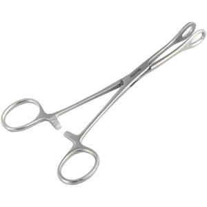 Pince ovale à pointe fermée Kelly, 18 cm, en acier inoxydable chirurgical antirouille, instrument chirurgical manuel de base, CE - Product Image 1