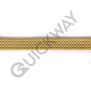 Tresse de feuille d'or faite à la main avec dentelle en fil d'or - Product Image 4