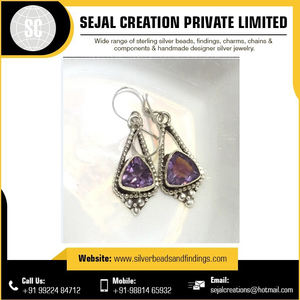 Boucles d'oreilles en argent sterling nouveauté en gros à vendre - Product Image 3