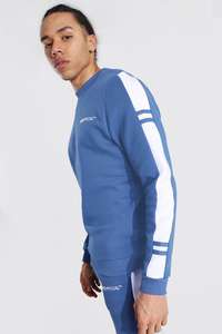 ชุดวอร์มผู้ชายผ้าโพลีเอสเตอร์/ ผ้าฝ้ายผสมกันความร้อนมีเชือกผูกแห้งเร็วระบายอากาศได้ดี - Product Image 3