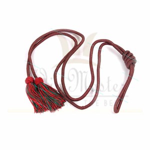 Silbato con cable ceremonial con cordón de seda blanca Clip de metal de 30 \ "de longitud-Otros cordones - Product Image 1