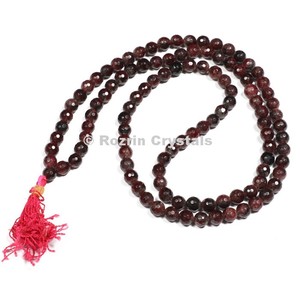 Jap Mala en grenat à facettes, meilleur fournisseur - Product Image 2