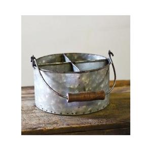 Elegante carrito de herramientas de cocina de metal con mango de madera perfecto para almacenamiento de mesa y soluciones de organización del hogar - Product Image 2