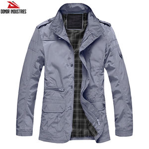 Chaqueta Cortavientos Entallada con Botones para Hombre, Estilo Casual y Moderno 2026 - Product Image 5