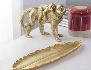 Plateau de service au design moderne en métal marron émaillé avec une finition élégante, parfait pour la maison et la cuisine - Product Image 4