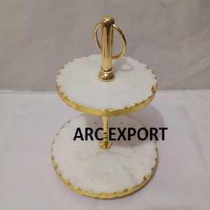 แท่นตั้งเค้กวัสดุโลหะสำหรับตกแต่งเค้กที่เสิร์ฟเค้กสำหรับงานปาร์ตี้ที่บ้านดีไซน์ล่าสุด - Product Image 5