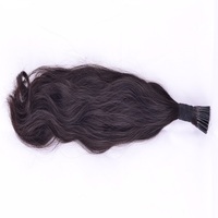 Extensions de cheveux naturels indiens Remy à micro-anneaux, double trame, 1B, 14-32 pouces, lisses, ondulés, bouclés