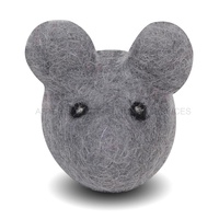 Jouets interactifs pour chats en feutre de laine bio néo-zélandaise faits à la main de haute qualité, modèle Asterisk AIS-81, respectueux de l'environnement