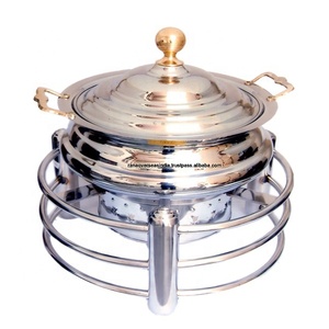 Équipement de restauration pour chauffe-plats en acier inoxydable de style unique Serveur de buffet et réchauffeur pour la restauration - Product Image 1