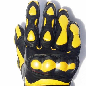 Guantes de Motocicleta Unisex Transpirables de Cuero Genuino de Primera Calidad, Color Personalizado, Keven Impex KI-023, Protección Completa para los Dedos - Product Image 4