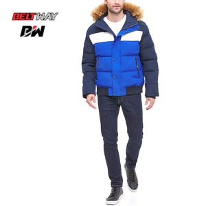 OEM 2024 Fabriqué au Pakistan Usine Vente en Gros Manteaux à Bulles à Capuche Coupe-Vent Chaud Veste d'Hiver pour Hommes - Product Image 3