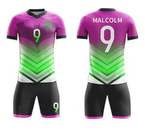 En gros Taux Top Qualité Pas Cher Football Uniforme 100% Polyester Logo Personnalisé Nouveau Club De Football Uniforme - Product Image 1