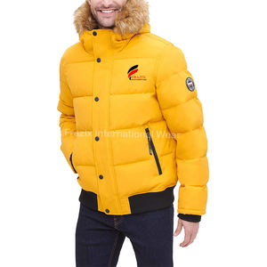 Veste d'hiver chaude pour homme, manteaux rembourrés en Nylon à bulles - Product Image 4