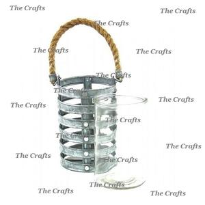 Bougeoir votif galvanisé et en verre de nouvelle conception pour la maison hôtel et mariage votif décoratif à bas taux - Product Image 2