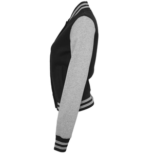 Nouvelle veste universitaire d'hiver personnalisée pour femmes, respirante, recadrée, décoration à boutons de style baseball pour l'automne, activités de plein air - Product Image 2