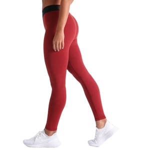 Leggings de sport avec bande élastique pour femmes, pantalon de Fitness, Compression, personnalisé, de haute qualité, vente en gros - Product Image 4