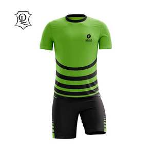 Ensembles d'uniformes de football respirants personnalisés à prix d'usine, maillots de football en tissu molletonné 100% coton, couleur et logo personnalisés - Product Image 3