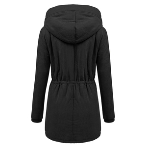 Chaqueta vaquera de invierno para mujer, abrigo grueso cálido acolchado de algodón para mujer, abrigos largos, Parka, chaquetas para mujer - Product Image 3