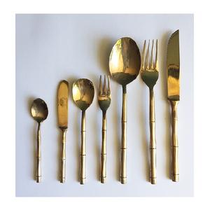 Cuchillos de acabado antiguo Tenedor Cucharas Juego de cubiertos Mango de diseño simple Cubiertos de tamaño personalizado Proveedor por India - Product Image 3