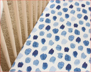 Sábana de cuna de bebé con impresión personalizada 100% algodón orgánico certificado GOTS - Product Image 2