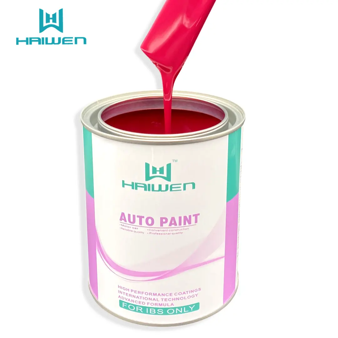 Fabrika yüksek kaliteli araba tamir boya sprey akrilik oto boya üretir parlak sürdürülebilir eko araba boyası 2K taban kat