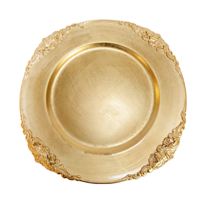 Assiette de présentation ronde en laiton martelé faite à la main, couleur or, assiette de présentation, assiette de service, au prix le plus bas - Product Image 6