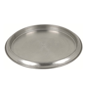 Plateau de service rond en acier inoxydable, peint à la main, écologique, de style indien, pour hôtel - Product Image 4