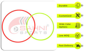 Anillos de agilidad planos moldeados de plástico pesado de alta calidad de exportación, equipo de entrenamiento de fútbol de alta calidad - Product Image 2