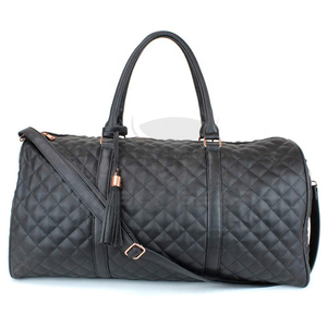 Luxury Travel Quilted <b>Weekend</b> <b>Bags</b> Overnight Duffle High Quality <b>Lady</b> Large Fashion Women Weekender <b>Bag</b> Woman Leather <b>Bag</b> - Product Image 1