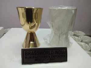 TABLE en laiton antique pour église, avec bras d'ange, fournitures d'église - Product Image 3