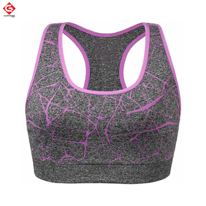 Sujetador deportivo para mujer, para gimnasio, correr, Yoga, Tops, Sujetador deportivo corto para mujer, precio al por mayor, sujetadores de ejercicio de Yoga sin costuras personalizados - Product Image 4