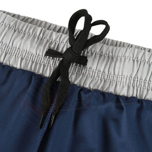 กางเกงขาสั้นกีฬาผู้ชายลำลองสำหรับออกกำลังกาย วิ่ง ฟิตเนส ผ้าแคนวาสลายเรียบ เอวยางยืดปานกลาง รับสกรีนโลโก้ แห้งเร็ว - Product Image 4