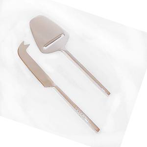 Adorable service à fromage vaisselle incassable en métal gaufré unique au design fait à la main service à fromage argent pour fête d'anniversaire occidentale - Product Image 6