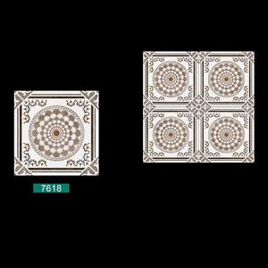 กระเบื้องปูพื้นเซรามิกพอร์ซเลนสีน้ําตาลโรงงาน 40x40ซม - Product Image 6