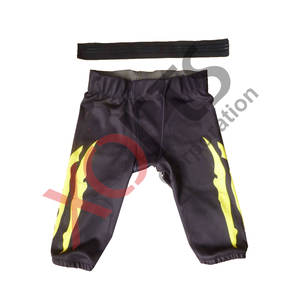 Béliers Brodé Football Américain Maillot Rouge Noir Nom Gris Numéro Lourd GSM Spandex Maille Respirant Trous Imprimé Plus Court - Product Image 6