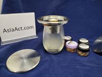 Fumeur à whisky en acier inoxydable, fumeur à cocktails en métal